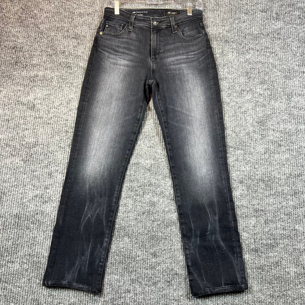 AG Adriano Goldschmied Mari Jeans Cotton Italian Fabric Faded Black Aesthetic 29